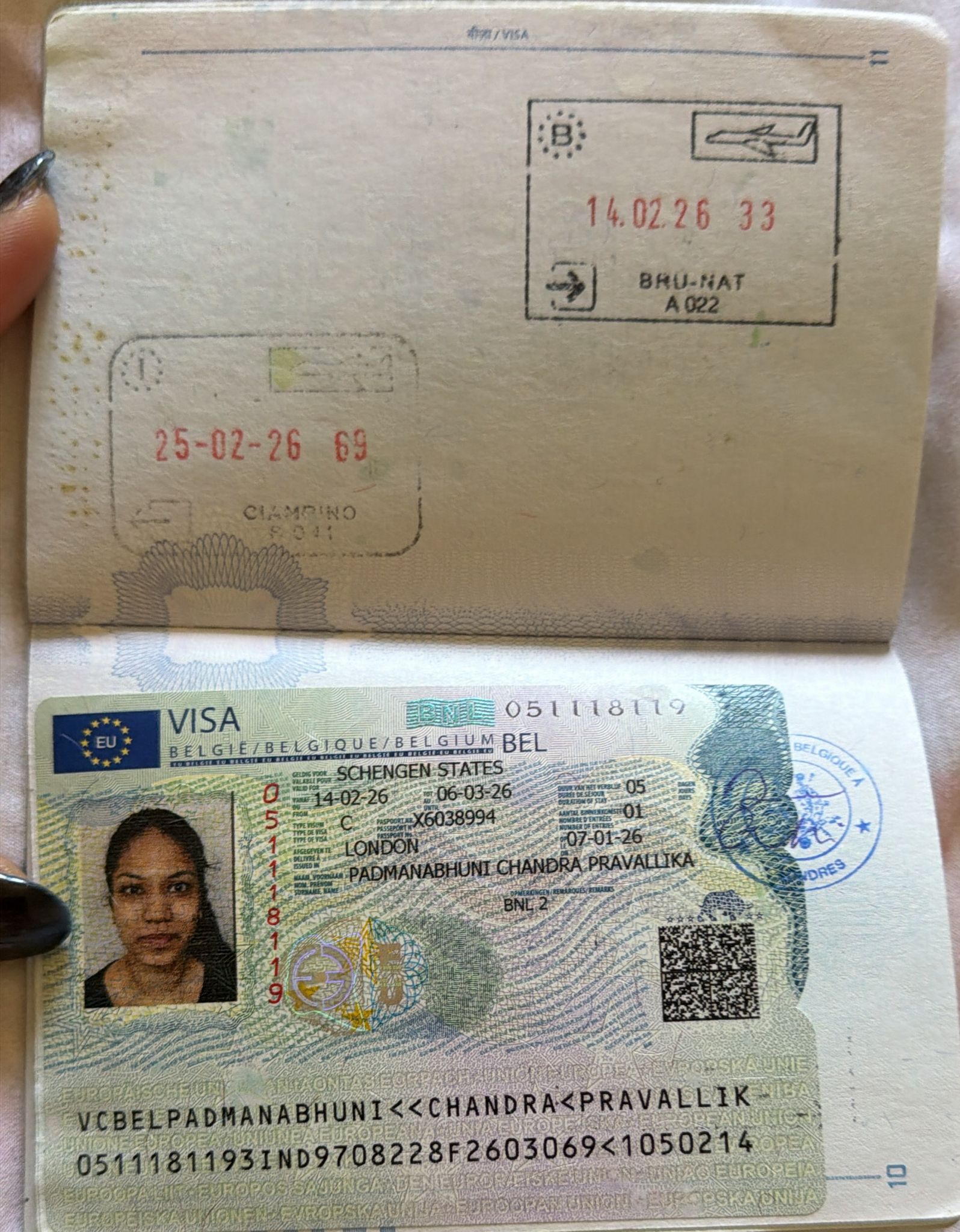 Approved Visa