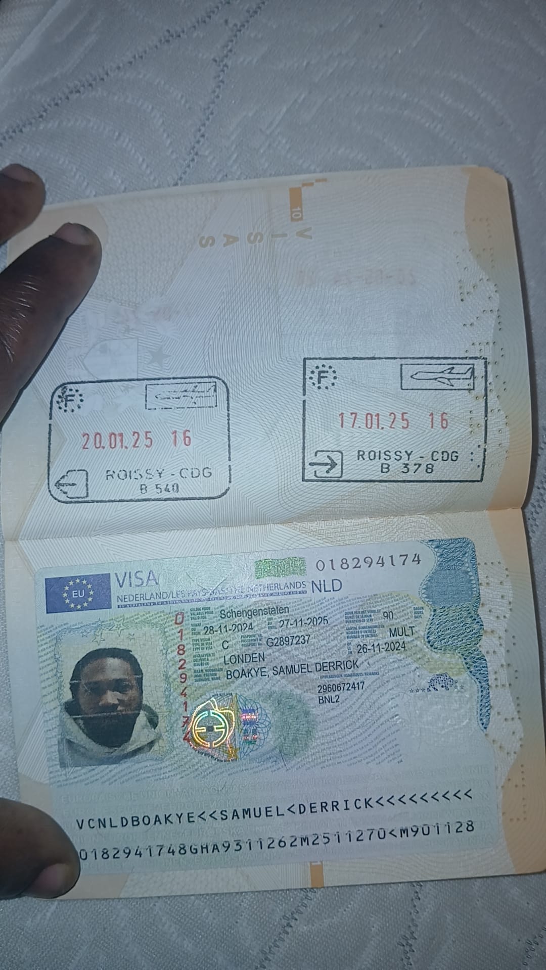 Approved Visa
