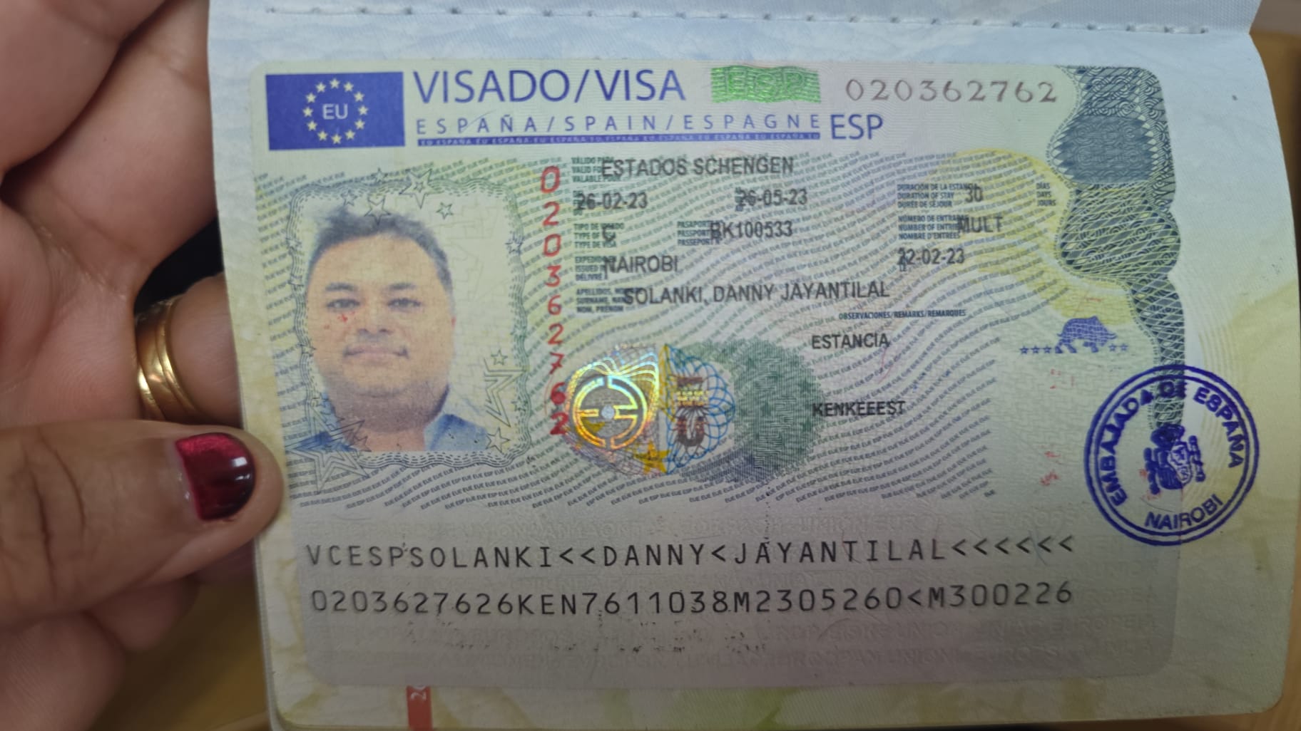 Approved Visa