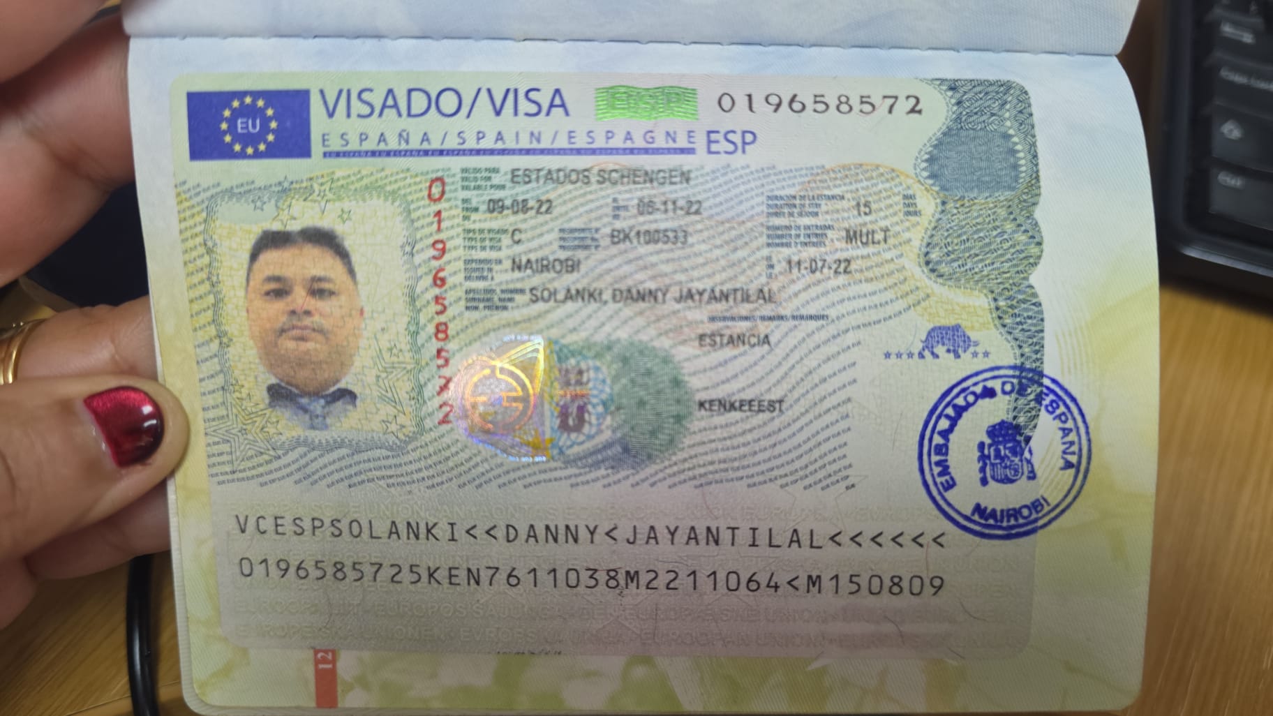 Approved Visa