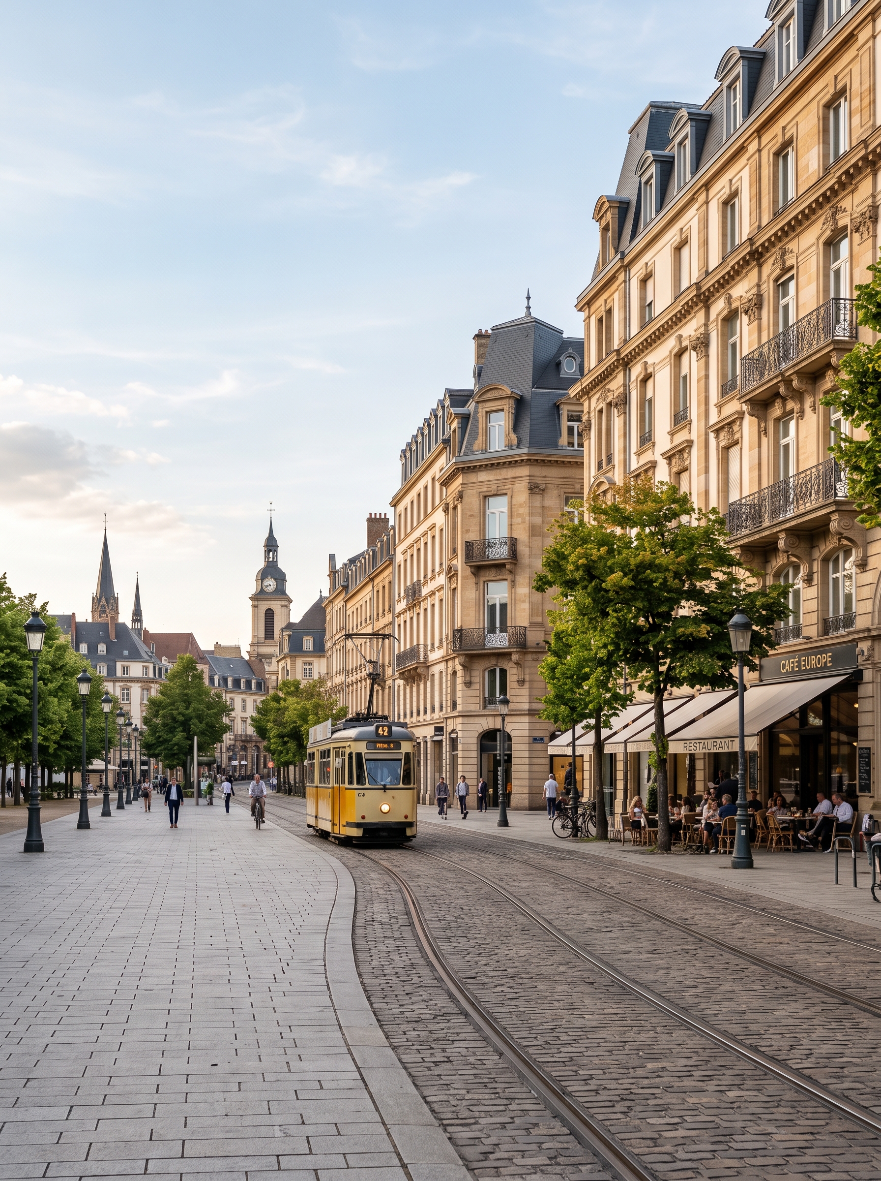 European cityscape for Schengen visa travel